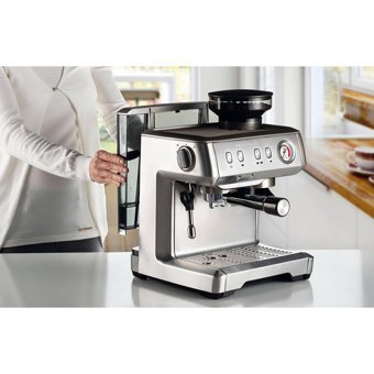 Ariete 00M131310AR0 1600 W Paslanmaz Çelik Tezgah Üstü Kapsülsüz Öğütücülü Manuel Espresso Makinesi Gümüş