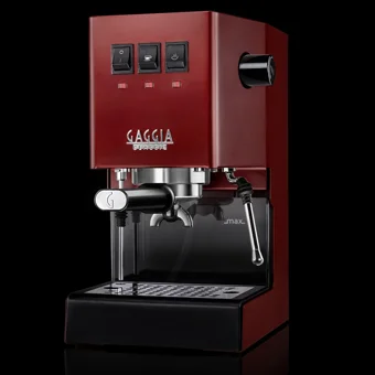 Gaggia New Classic Evo 2023 1300 W Paslanmaz Çelik Tezgah Üstü Kapsülsüz Manuel Espresso Makinesi Kırmızı