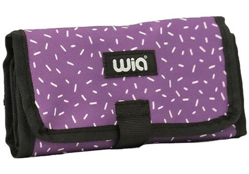 Wia Wklk7001-218-21521 Mor Katlanabilir Tek Gözlü Cüzdan Kalemlik