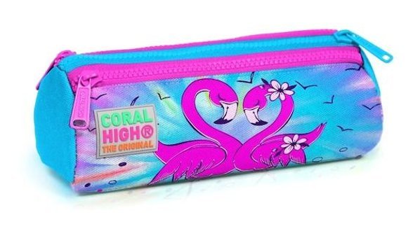 Coral High 22030 Pembe Bölmeli 3 Gözlü Cüzdan Kalemlik