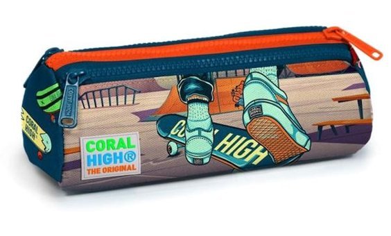 Coral High Çok Renkli Bölmeli 3 Gözlü Cüzdan Kalemlik