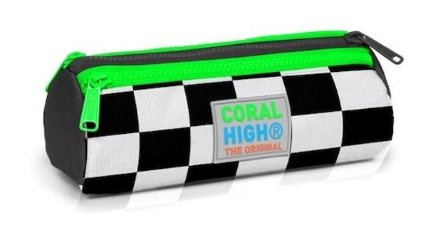 Coral High 22015 Gri Bölmeli 3 Gözlü Cüzdan Kalemlik