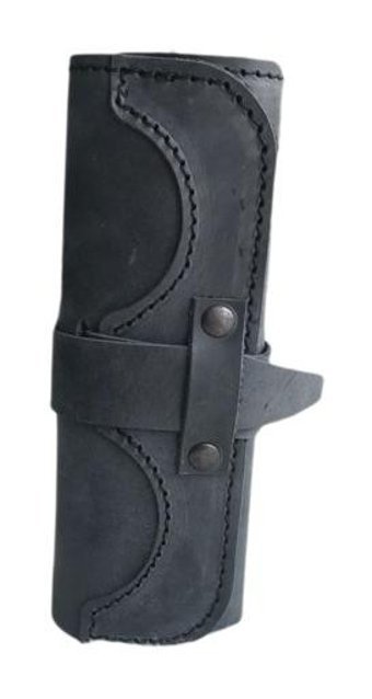 Lnleather Siyah Katlanabilir Tek Gözlü Rulo Kalemlik