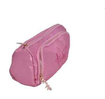 Kaukko K2307 Pembe Bölmeli Çift Gözlü Cüzdan Kalemlik