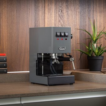 Gaggia RI9481/16 New Classic Evo 2023 1300 W Paslanmaz Çelik Tezgah Üstü Kapsülsüz Manuel Espresso Makinesi Gri