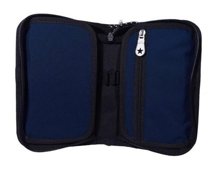 Jacbag Cover Lacivert Düz Katlanabilir Cüzdan Kalemlik