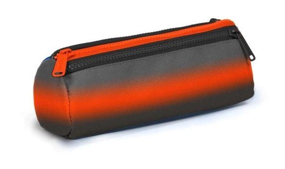 Coral High 22048 Gri-Turuncu Bölmeli 3 Gözlü Cüzdan Kalemlik