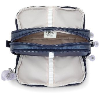 Kipling 1533024998 Lacivert Bölmeli 3 Gözlü Cüzdan Kalemlik