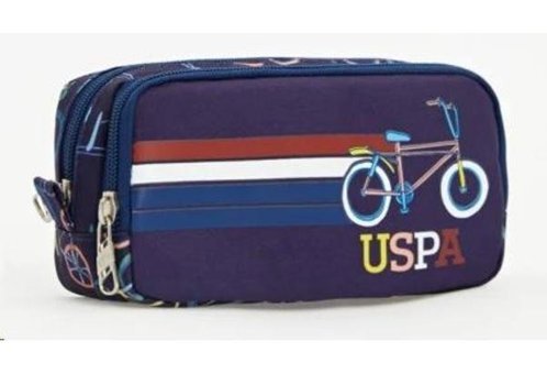Us Polo Plklk23314 Lacivert Bölmeli Çift Gözlü Cüzdan Kalemlik