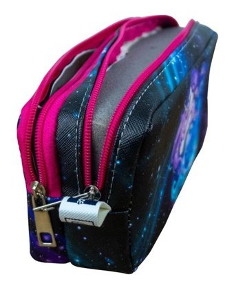 Onesize Unicorn Mavi Bölmeli Çift Gözlü Cüzdan Kalemlik