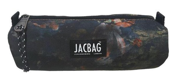 Jacbag Big Roll Yapraklı Siyah Tek Gözlü Cüzdan Kalemlik