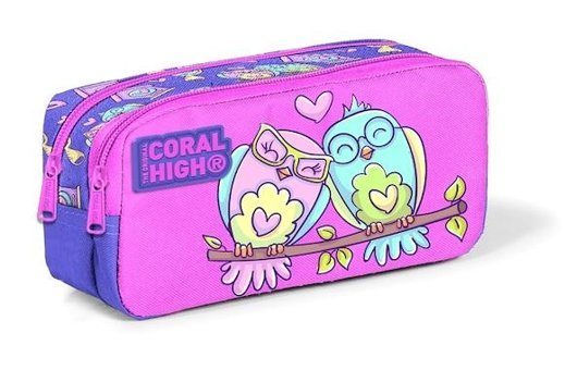 Yaygan 22394 Pembe Bölmeli Çift Gözlü Cüzdan Kalemlik