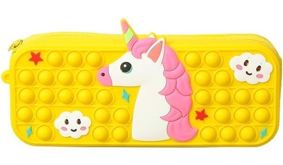 Luckystars Sarı Popit Tek Gözlü Cüzdan Kalemlik