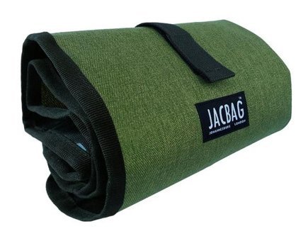 Jacbag Senior Haki Katlanabilir Tek Gözlü Rulo Kalemlik