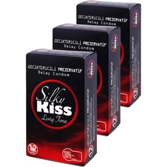 Silky Kiss Long Time Geciktiricili Prezervatif 3x12'li