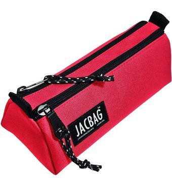Jacbag Jac-02 Mercan Bölmeli Düz Çift Gözlü Cüzdan Kalemlik