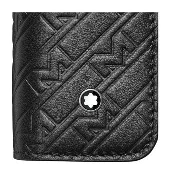 Montblanc 128861 Siyah Tek Gözlü Cüzdan Kalemlik