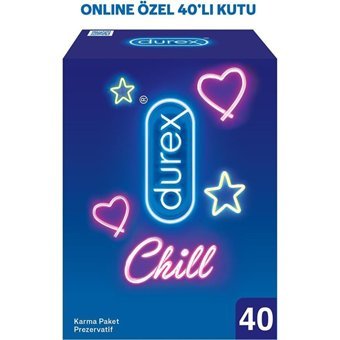 Durex Chill Karma Paket Prezervatif 40'lı