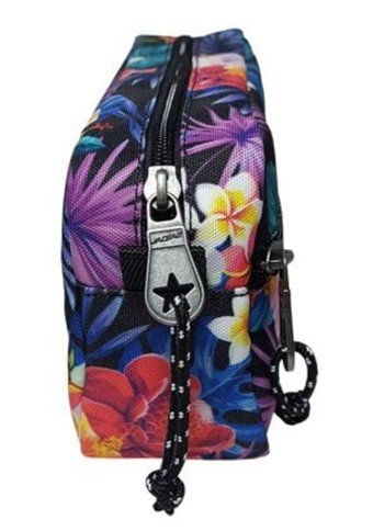 Jacbag Dual Zip Yapraklı Çok Renkli Bölmeli Çift Gözlü Cüzdan Kalemlik