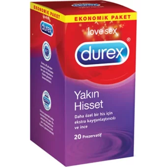 Durex Yakın Hisset İnce Prezervatif 20'li