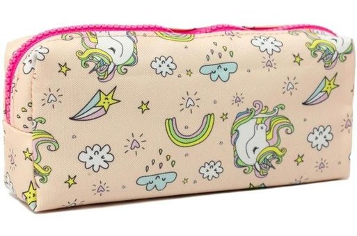Kaff Unicorn Pembe Tek Gözlü Cüzdan Kalemlik