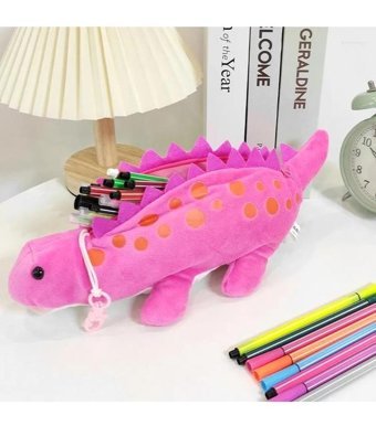 Dawson Kırmızı Peluş Tek Gözlü Cüzdan Kalemlik