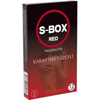 S-Box Red Dotted Prezervatif 2x12'li