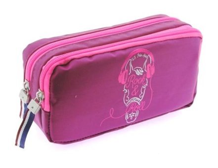 U.S. Polo Assn. 49508 Mürdüm Bölmeli Çift Gözlü Cüzdan Kalemlik