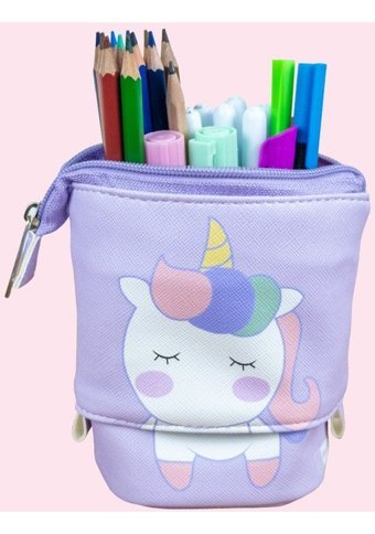 Onesize Unicorn Mor Tek Gözlü Kalemlik