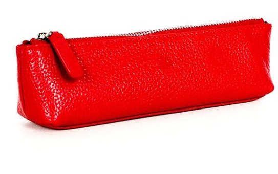 Sks Leben 99746B10 Kırmızı Düz Tek Gözlü Cüzdan Kalemlik