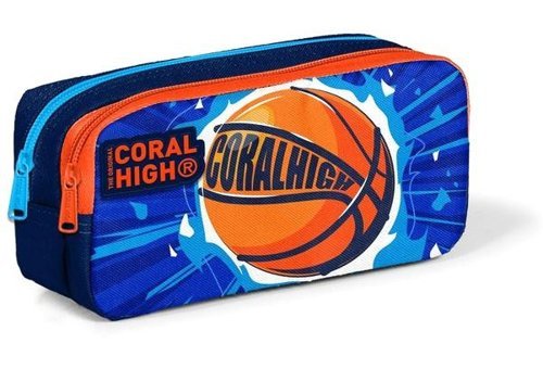 Coral High 12066 Lacivert Bölmeli Çift Gözlü Cüzdan Kalemlik