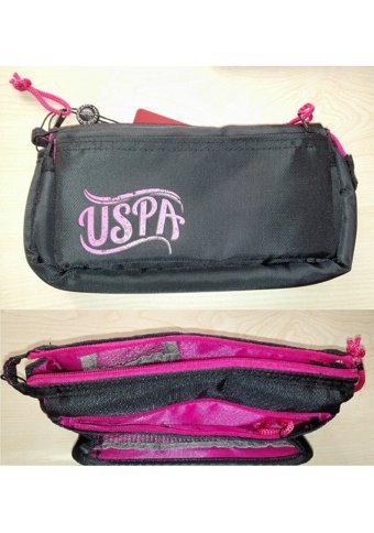 U.S. Polo Assn. Plklk4119 Siyah Bölmeli Çift Gözlü Cüzdan Kalemlik