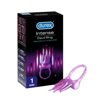 Durex Intense Tırtıklı Prezervatif 30'lu+Durex Intense Devil Ring