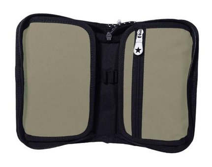 Jacbag Cover Bej Düz Katlanabilir Cüzdan Kalemlik