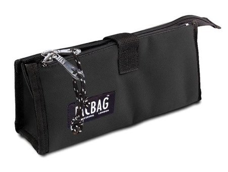 Jacbag Twin Siyah Bölmeli Düz Katlanabilir Çift Gözlü Cüzdan Kalemlik