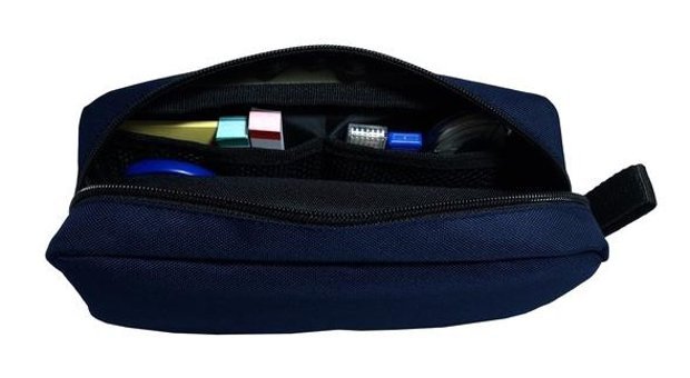 Jacbag Lacivert Düz Tek Gözlü Cüzdan Kalemlik