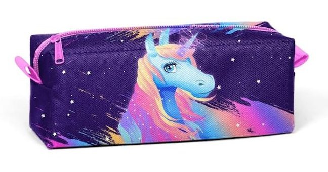 Yaygan Unicorn Mor Tek Gözlü Cüzdan Kalemlik
