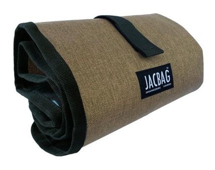 Jacbag Senior Bej Düz Katlanabilir Tek Gözlü Rulo Kalemlik