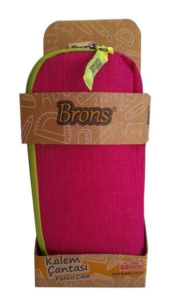 Brons Pembe Bölmeli Düz Çift Gözlü Cüzdan Kalemlik