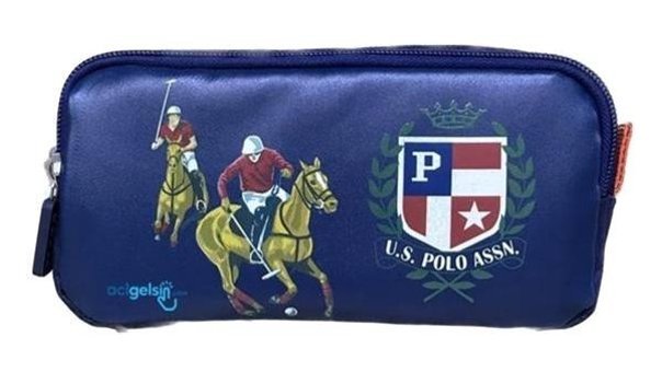 U.S. Polo Assn. Plklk23308 Lacivert Bölmeli Çift Gözlü Cüzdan Kalemlik
