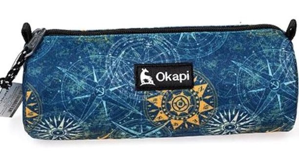 Okapi Okp-104 Mavi Tek Gözlü Cüzdan Kalemlik