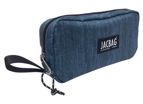 Jacbag Mavi Tek Gözlü Cüzdan Kalemlik