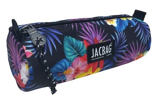 Jacbag Big Roll Siyah-Mavi Tek Gözlü Cüzdan Kalemlik