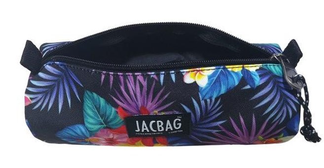 Jacbag Big Roll Siyah-Mavi Tek Gözlü Cüzdan Kalemlik