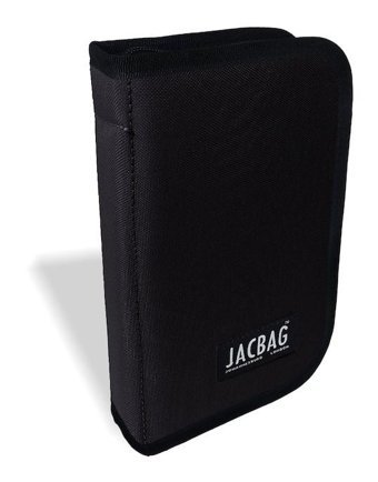 Jacbag Cover Siyah Düz Katlanabilir Cüzdan Kalemlik