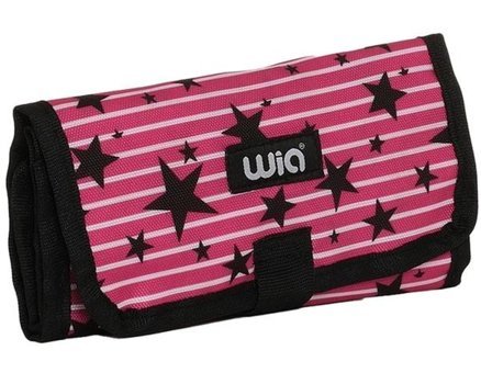 Wia Wklk7001-204 Pembe Katlanabilir Tek Gözlü Cüzdan Kalemlik