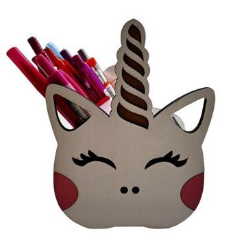 Unicorn Unicorn Beyaz Unicorn Tek Gözlü Kalemlik