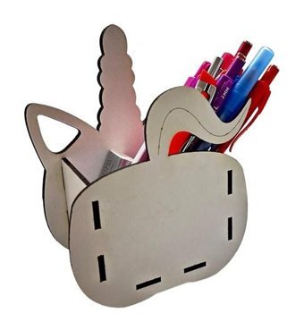 Unicorn Unicorn Beyaz Unicorn Tek Gözlü Kalemlik