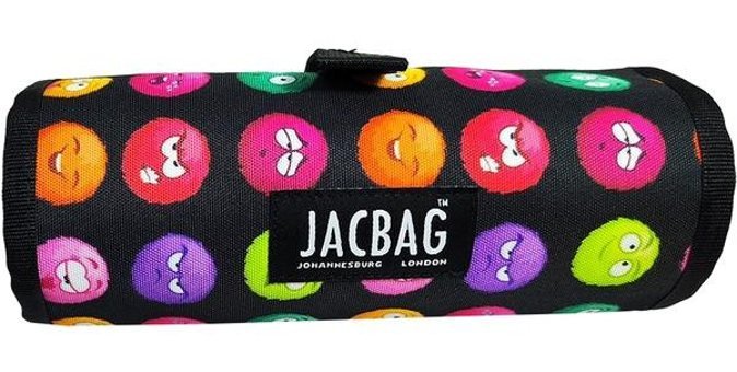 Jacbag Jac-14 Pembe-Turuncu Katlanabilir Tek Gözlü Rulo Kalemlik