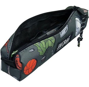 Jacbag Jac-15 Gri-Turuncu Tek Gözlü Cüzdan Kalemlik